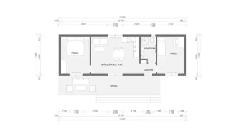 Abodes Apolo půdorys